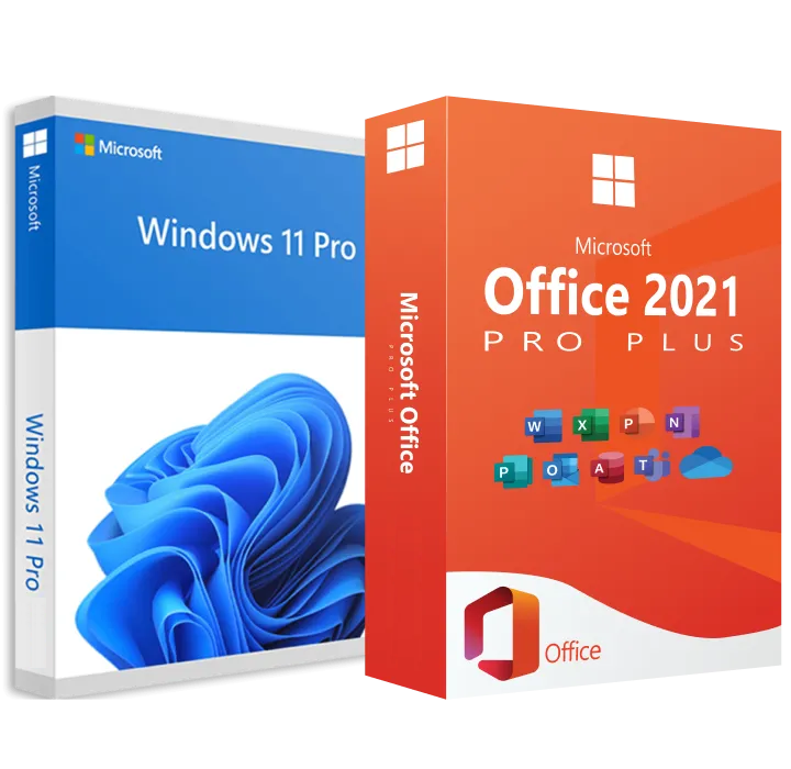 Windows 11 Pro Retail refurbished + Office Pro Plus 2021