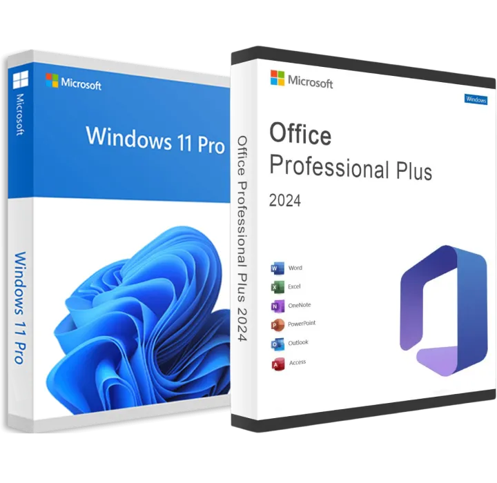 Windows 11 Pro Retail refurbished + Office Pro Plus 2024 LTSC